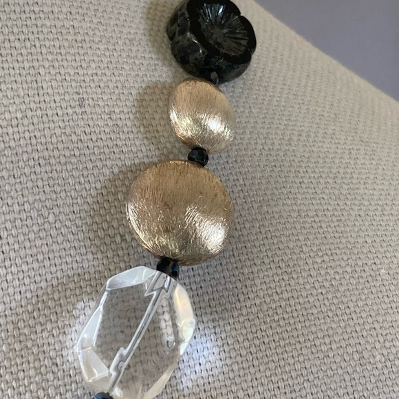 NWT Sterling Silver Crystal Quartz & Spinel Necklace w Star Pendant - Picture 6 of 13